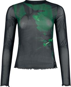 Рубашка с длинными рукавами Killstar Wizard Of Oz - Truly Wicked Mesh Top, зеленый