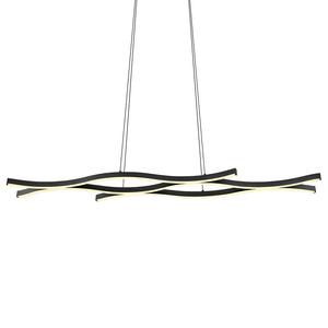 Подвесной светильник Globo Lighting Geronimo, алюминий / акриловое стекло - 1 пламя - черный