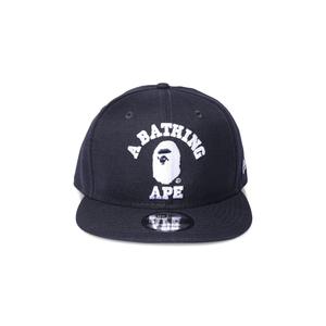 Кепка с застежкой на спине BAPE College New Era, темно-синяя