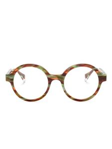 GIGI STUDIOS очки Roxane в круглой оправе, зеленый