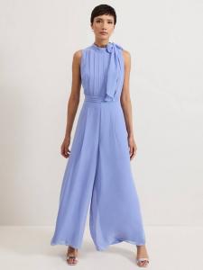 Комбинезон люси с галстуком на шее Phase Eight, синий