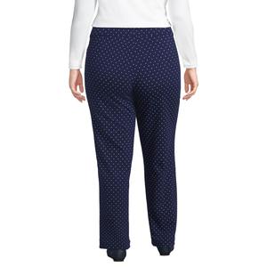 Прямые брюки больших размеров Lands' End Starfish без застежки Lands' End, черный