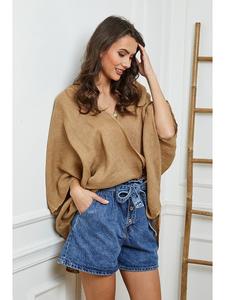 Блуза La Compagnie Du Lin Leinen-Bluse, светло-коричневый