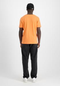 Базовая футболка Alpha Industries, оранжевыйовая Small Logo