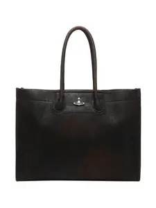 Сумка-тоут с логотипом Troy Vivienne Westwood, коричневый