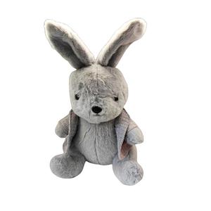 Плюшевая игрушка Yibe Rabbit Dolls высотой 28см/45см Velvet Mill, серый