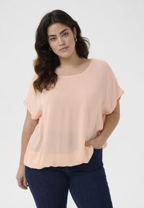 Блуза AMI STANLEY Kaffe Curve, светло-розовый