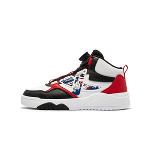 Детские кроссовки для скейтбординга с нескользящей подошвой и средней высотой XTEP, черный/белый/красный