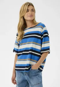 Футболка с принтом crdaey Cream, Palace Blue Stripe