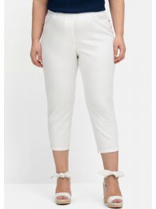 Тканевые шорты sheego, белый