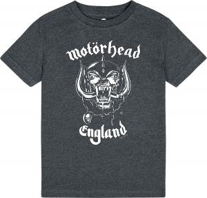 Футболка Motörhead Metal-Kids - England: Stencil, угольный