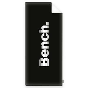 Пляжное полотенце, черное, белое, 80/180 см Bench, черный/белый