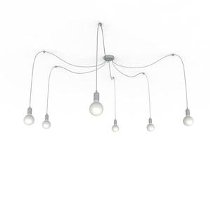 Подвесной светильник Lumicom Medusa B, 6x6x4 см цвет hochglanz hellgrau/grau