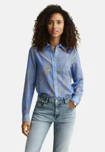 Блузка на пуговицах Gant, Hydrangea Blue