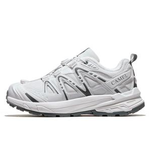 Трекинговые кроссовки низкие женские Kunlun Mountain 30 Slip Resistant, Abrasion Resistant, Breathable, Lightweight CAMEL, белый/серый