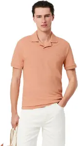 Рубашка LACOSTE Мужская поло-рубашка с открытым воротником, коричневый