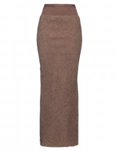 Юбка макси Rick Owens, светло-коричневый