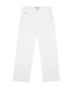 Белые джинсы-бойфренды с вышитым логотипом. Roy Roger'S, белый