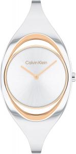 Женские часы Calvin Klein CK Elation - минималистичный браслет 2H - подарок для нее, Two Tone