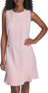 Женское платье-трапеция Tommy Hilfiger с круглым вырезом и эластичными карманами, Ballerina Pink