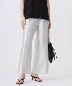 Светлые широкие прямые брюки Karl Mayer, пригодные для стирки.