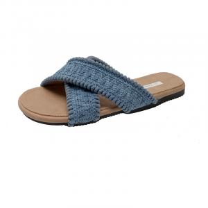 Alxnan Женские противоскользящие шлепанцы слайдеры синие, цвет Blue