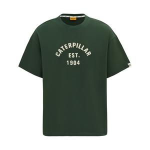 Футболка мужская CAT, темно-зеленый