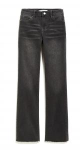 Детские узкие джинсы Boot Cut с высокой посадкой черного цвета tractr