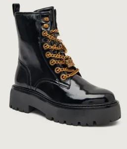 Кожаные ботильоны на платформе MATILDA Kurt Geiger, черный