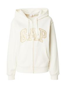 Толстовка с капюшоном на молнии GAP HERITAGE, белый