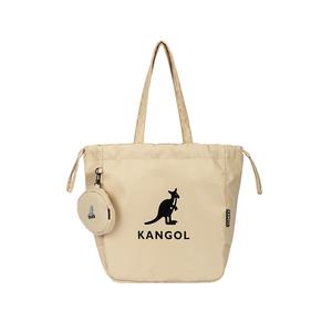 Футболка Большая Вместительная Сумка-шоппер Спортивная Сумка Через Плечо Большого Размера Унисекс Черный KANGOL