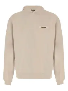 Толстовка с капюшоном и логотипом Gros Grain JACQUEMUS, нейтральный