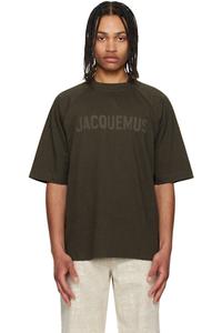 Футболка цвета хаки La Croisière с надписью The Typo JACQUEMUS