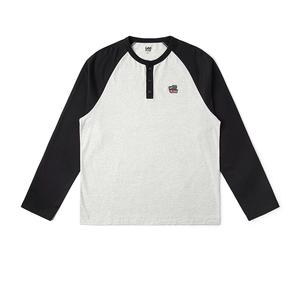 Длинная футболка с v-образным вырезом unisex Lee, серый