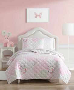 Двусторонний комплект постельного белья Ellyn, 2 предмета, размер Twin Laura Ashley, розовый