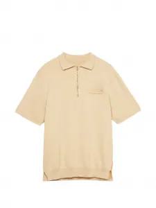 Поло с короткими рукавами Laight Fortela, бежевый