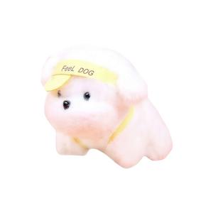 Путешествующий щенок, учащийся щенок, весенний прогулочный щенок с косточкой плюшевый кулон высота 13см CHUNTUSHU