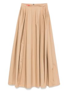 Юбка миди со складками THELATEST, нейтральный
