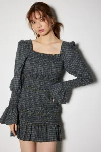 Облегающее мини-платье со сборками Rienda, цвет Multi_1