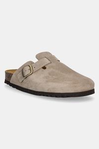 Замшевые шлепанцы FAE Scholl, бежевый