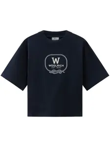 Футболка с логотипом WOOLRICH, синий