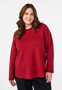 Топ Zizzi Long sleeved top, Merlot/Red