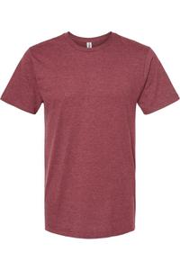 Футболка унисекс из смеси хлопка премиум-класса Tultex, цвет burgundy heather