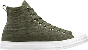 Кроссовки Chuck Taylor All Star High 'Quilted', зеленый