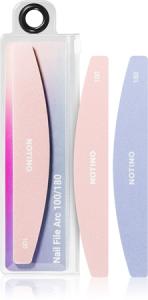 Классическая пилочка для ногтей с двумя шероховатостями Notino Nail Tools Nail File Arc, 100/180 1 szt.