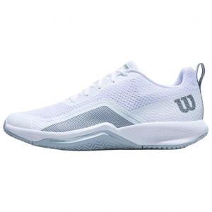 Wilson Теннисные кроссовки Rush Pro Lite, износостойкие, дышащие, низкие, белые, мужские