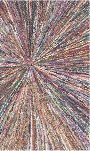 Ковер SAFAVIEH, 92 x 153 см, Nantucket Collection, Multi, ручной работы, бохо, абстрактный узор, хлопковый, идеален для помещений с высокой проходимостью: прихожая, гостиная, спальня (NAN319A)