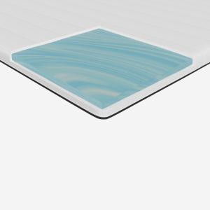 Наматрасник Schlaftroll белый, серый зона лежания: 90/200 см