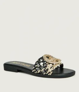 Тапочки FONDO ELISIE Just Cavalli, черный