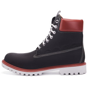 Slider SLEADER Vintage Workwear Series Короткие мужские ботинки Martin до середины голени, бордовые, темно-серые